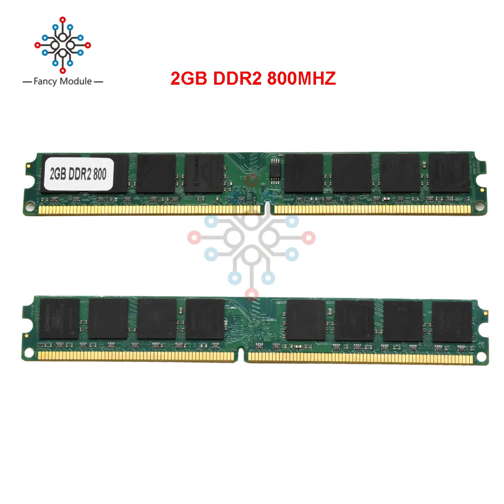 Mémoire DDR2 DDR2 2G 800MHz PC2‑6400 PC Memory Ram 240Pin