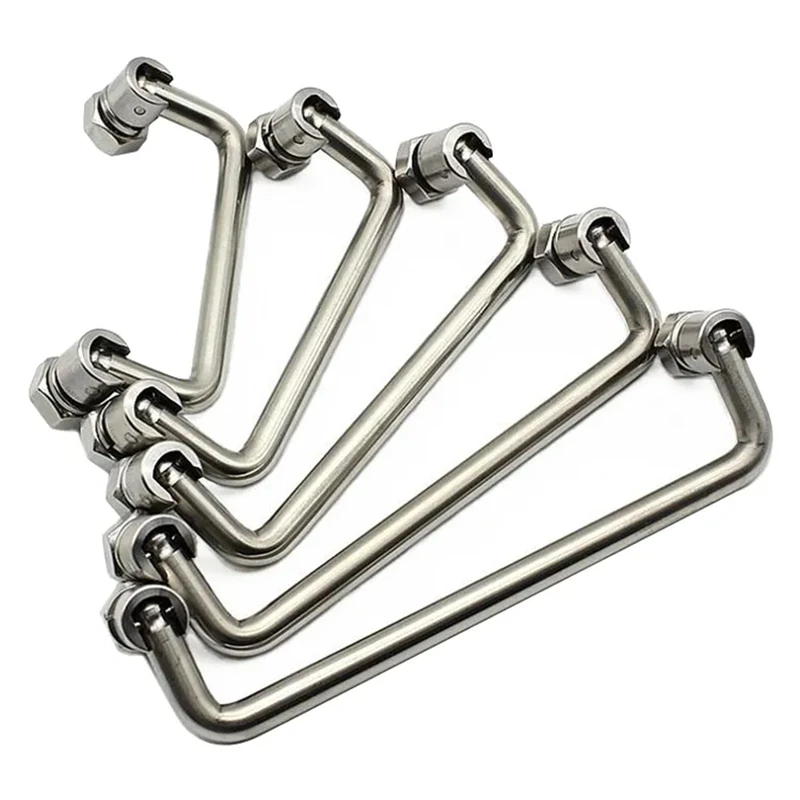 Sleek Iron Rod Folding U-Shaped Carbon Steel Pull-Up Bar Handle