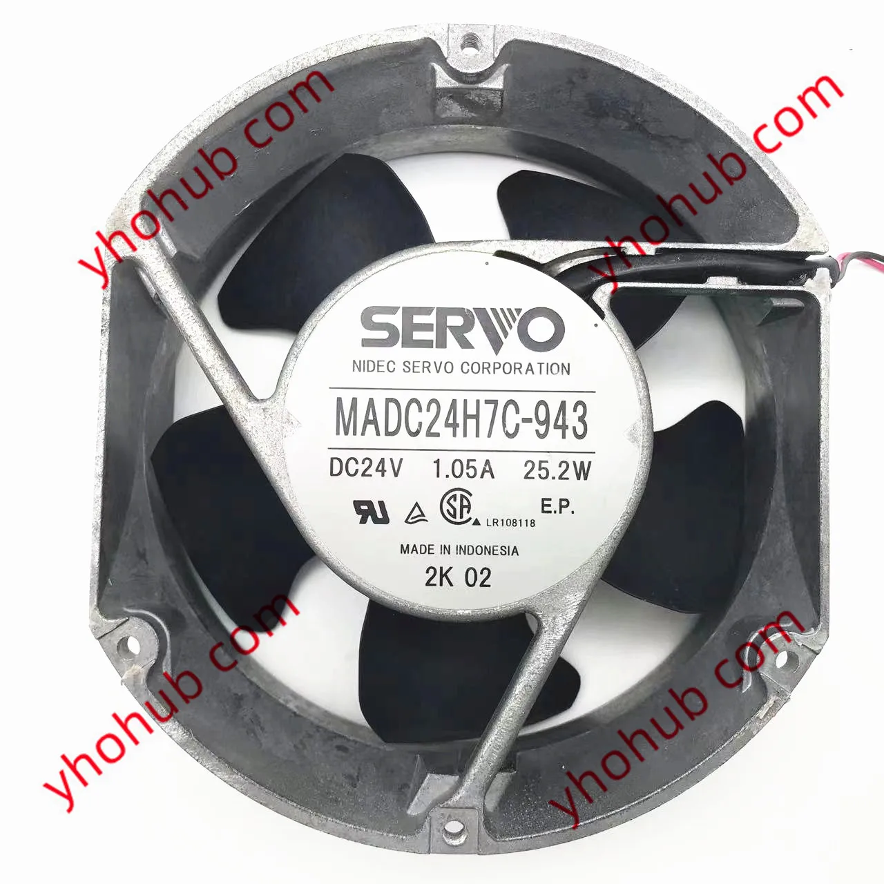 

Servo MADC24H7C-943 DC 24V 1.05A 2-wire 172X172X51mm Server Cooling Fan