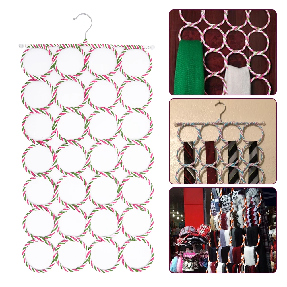 Scarf Holder Tie Belt Hook Organizer