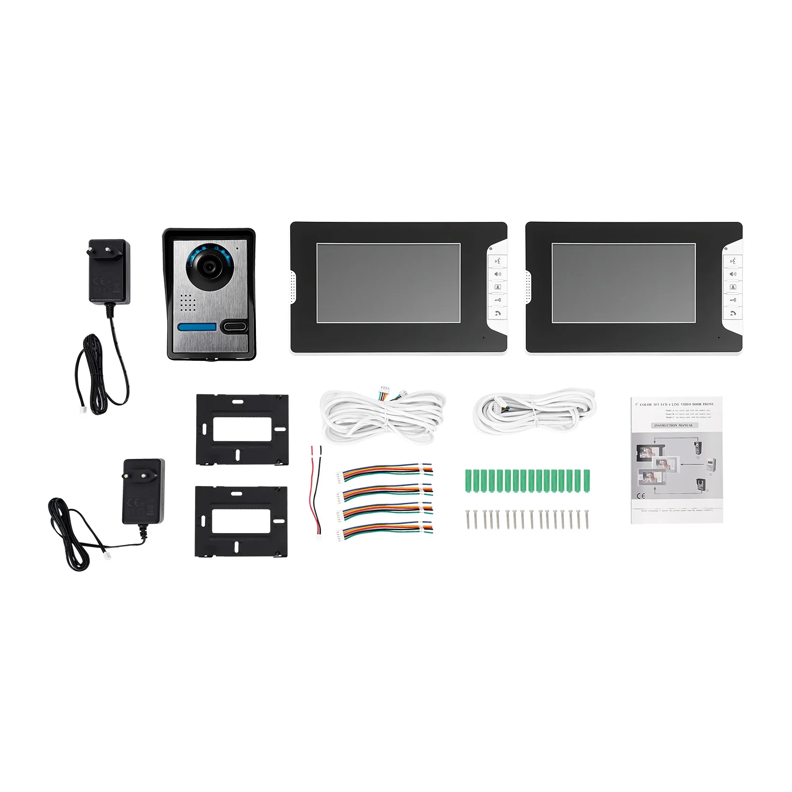 WLAN Türklingel mit Video: 1080p Sicherheit & 7" Monitor