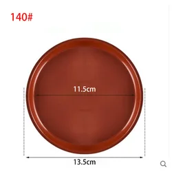 10-Pack Round Plastic Plant Saucer Trays for Indoor and Outdoor Use (H140 red)