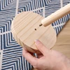 1pc Wooden Standing Paper Towel Holder - Kitchen & Restaurant Roll Dispenser 4