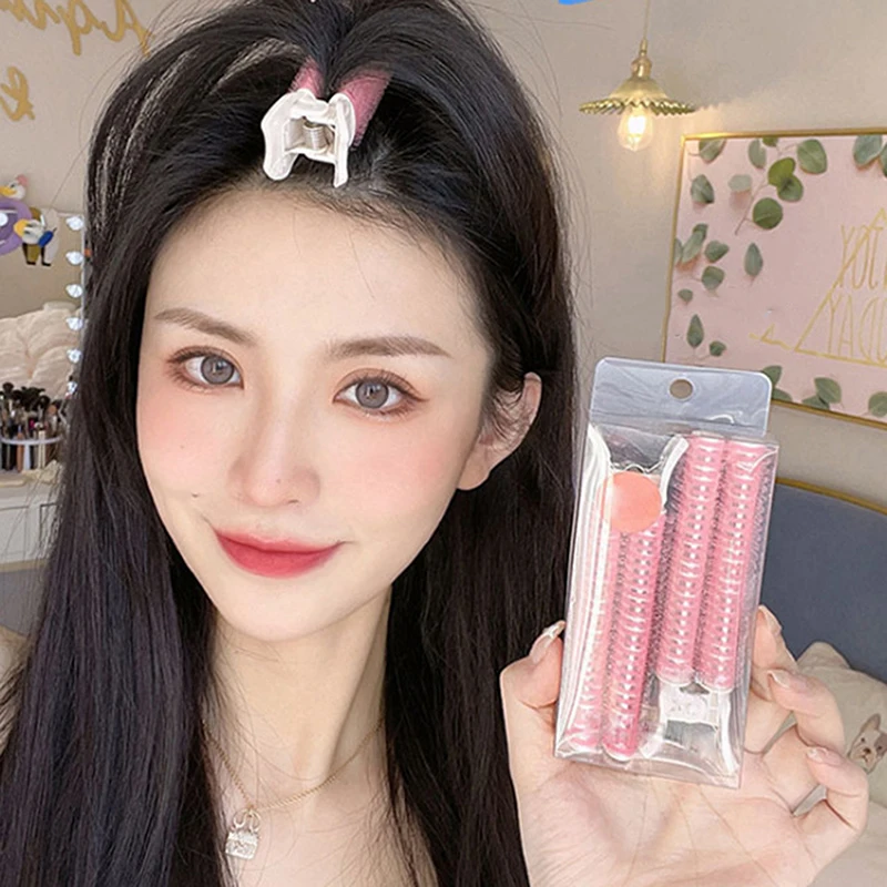 

2Pcs/set hair root fluffy clip fixed bangs artifact pad hair root hairpin curl