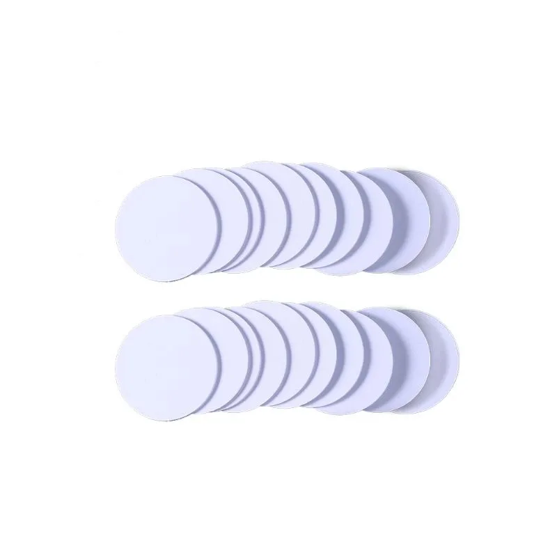 1/5/10 PCS T5577 Proximity 125KHZ RFID Copy Card Rewritable Writable Rewrite EM ID 25mm Diameter Round Coin PVC card 10pcs lot 125khz rfid em4305 t5577 rewritable coin card adhesive sticker copy clone diameter 25mm