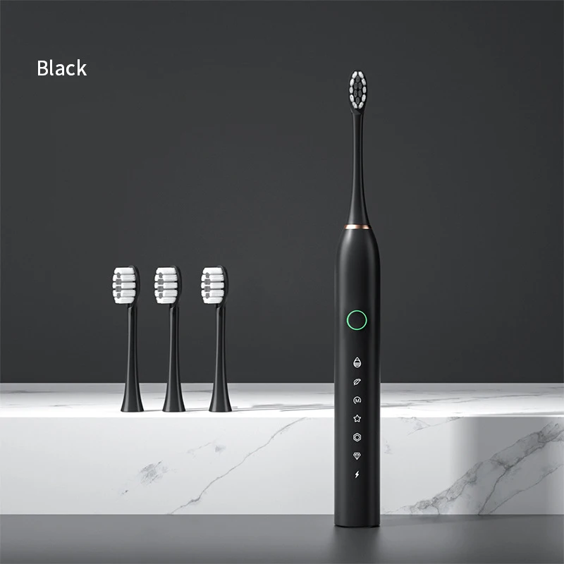 thumbnail image 1 of Cepillo de dientes eléctrico sónico de moda recargable para adultos, temporizador inteligente de 6 modos, cepillo de dientes ultrasónico resistente al agua IPX7, caja de viaje, 1 of 5