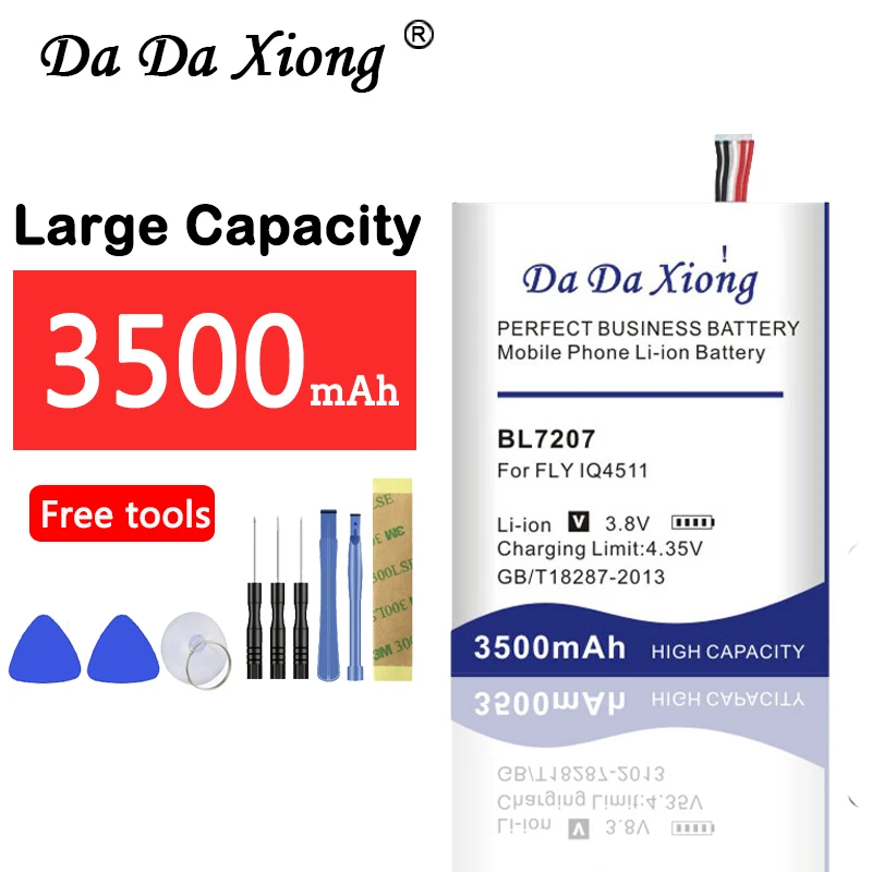 

DaDaXiong 3500mAh BL7207 литий-ионный аккумулятор для Телефона FLY IQ4511