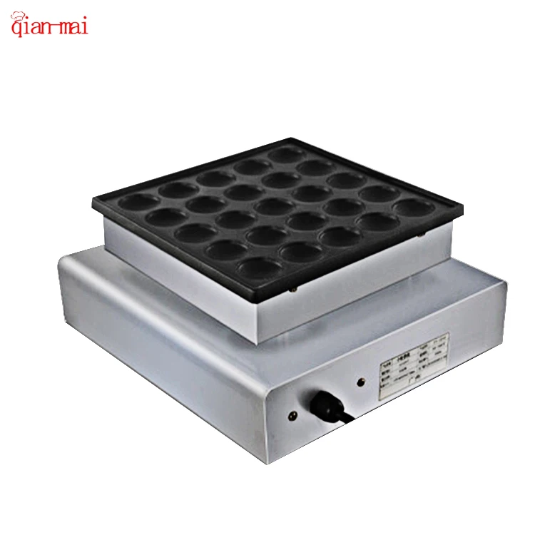 Commercial Electric 25 Holes Round Cake Baking Muffin Machine Mini Pancake Maker Waffle Maker Machine
