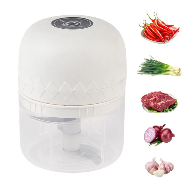 Multifunctional Vegetable Cutter Electric Garlic Onion Crusher Slicer  Portable Rechargeable Food Blender Kitchen Cooking Gadgets - AliExpress