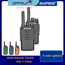 Baofeng – walkie talkie Portable BF V8, Mini BF V8 UHF, longue portée, Radio bidirectionnelle, Communication manuelle, 2 pièces