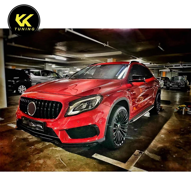 1:1 Auto Parts Facelift Body Kit Front Bumper for Mercedes-Benz GLA-Class X156 2015-2019 Upgrade to AMG GLA45