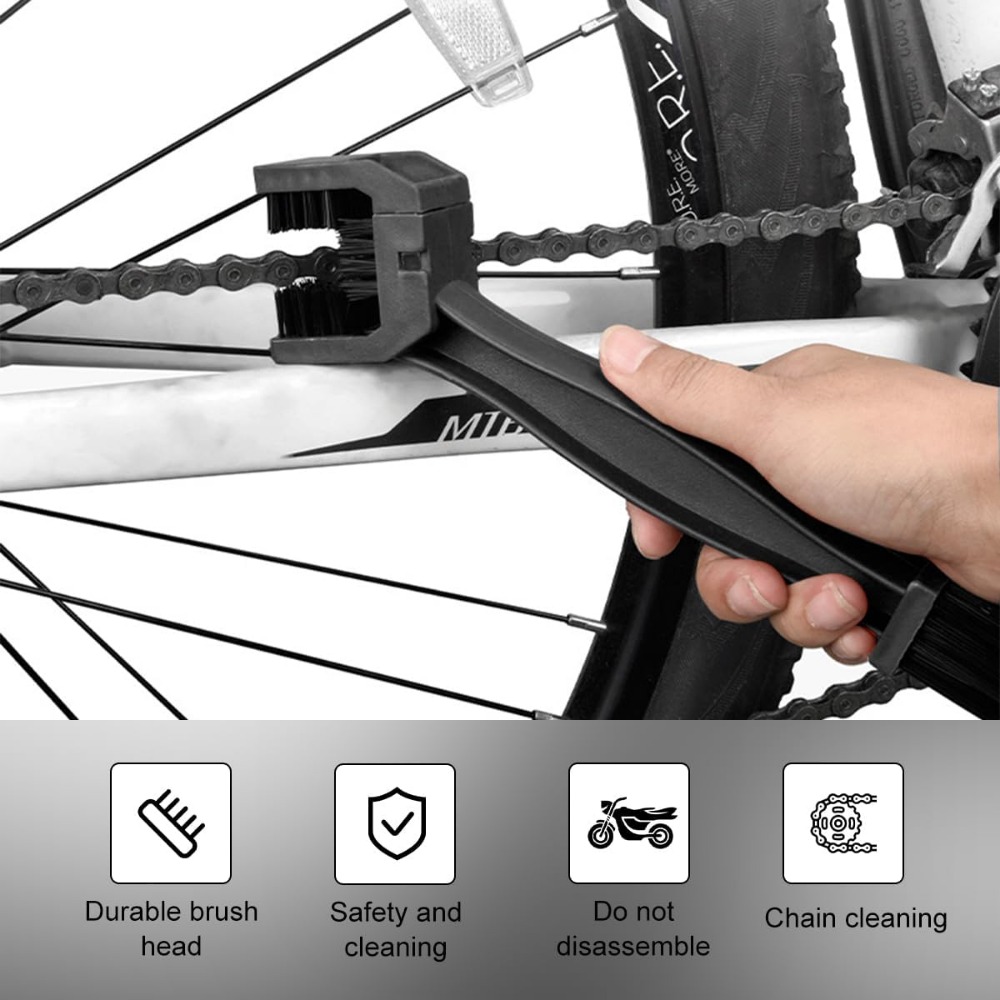 Portable Chain Cleaner Motorcycle Road Bike Chain Clean Brush Bicycle Clean Motorcycle Tools Chain Cleaner Maintenance Tool