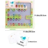 Montessori Alphabet Matching Game, Magnetic Parking Lot Maze, 26 Letters Cars Puzzle For Kids,Letters Vocabulary Learning 2