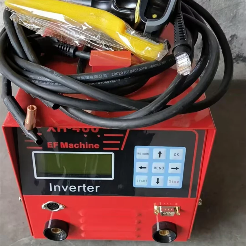 400 Fully Automatic PE Tube Welding Machine Gas Pipeline Butt Welding Machine Hardware Cloth Skeleton Tube Electric Welder