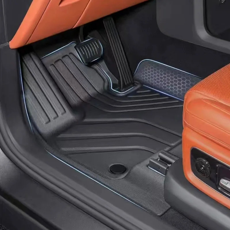 

Li Lixiang L7 2023 2022 Car Styling Floor Mats Double Layer PU Leather Foot Pad Trunk Mat Interior Floorliner Accessories