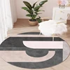 Nordic Concise Round Mat Soft Carpets for Living Room 200x200 Cloakroom Area Rug Child Friendly Bedroom Decor Washable Foot Mat 2