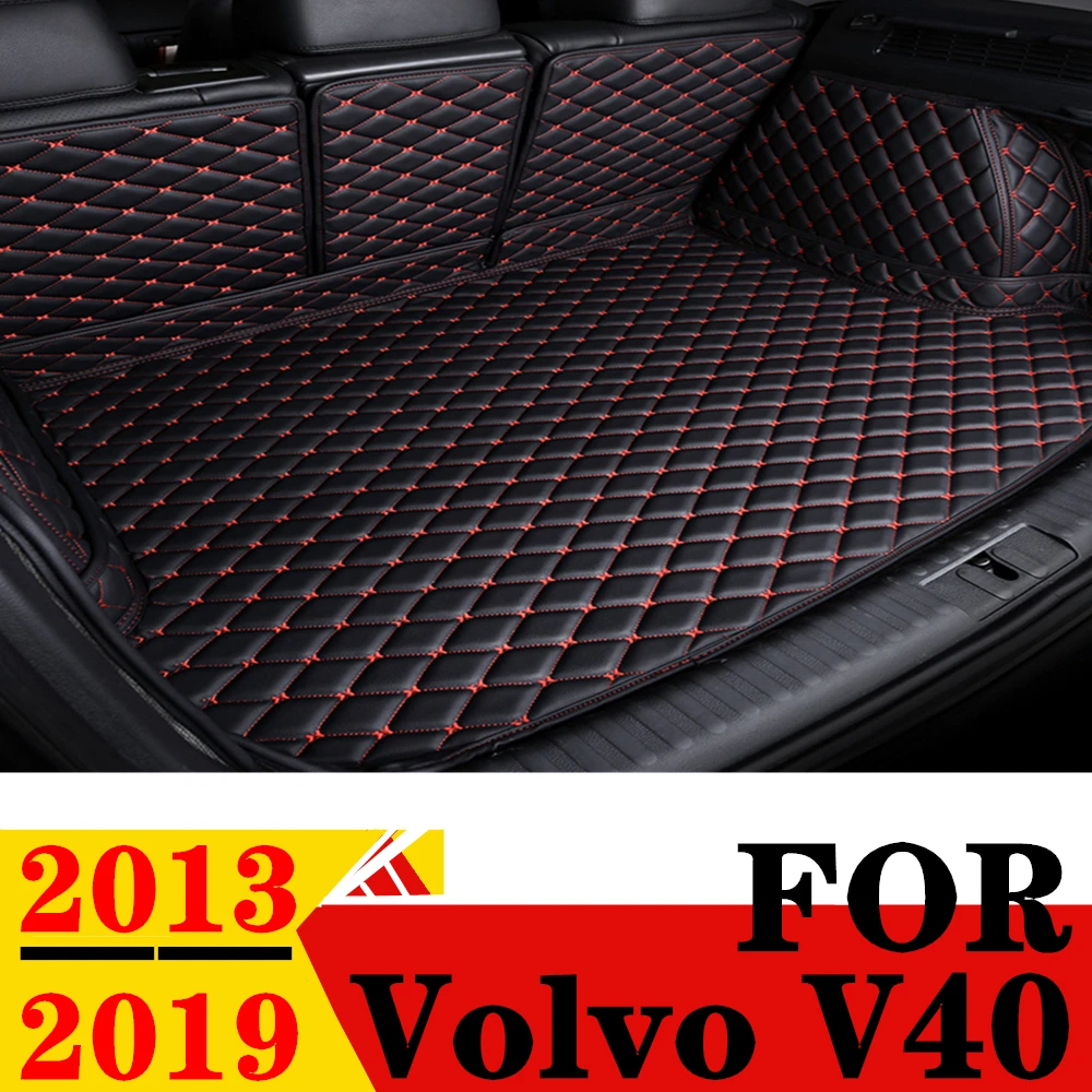 

Коврик для багажника автомобиля для VOLVO V40 2013 2014 2015 2016 2017 2018 2019, задний коврик для груза, подкладка для багажника, автозапчасти, коврик для багажника