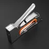 1008U Staple Gun for 4/6/8mm Paper Window Tacker Tools Heavy Duty Manual Stapler Furniture with 2400pcs Nails for Woodworking 4
