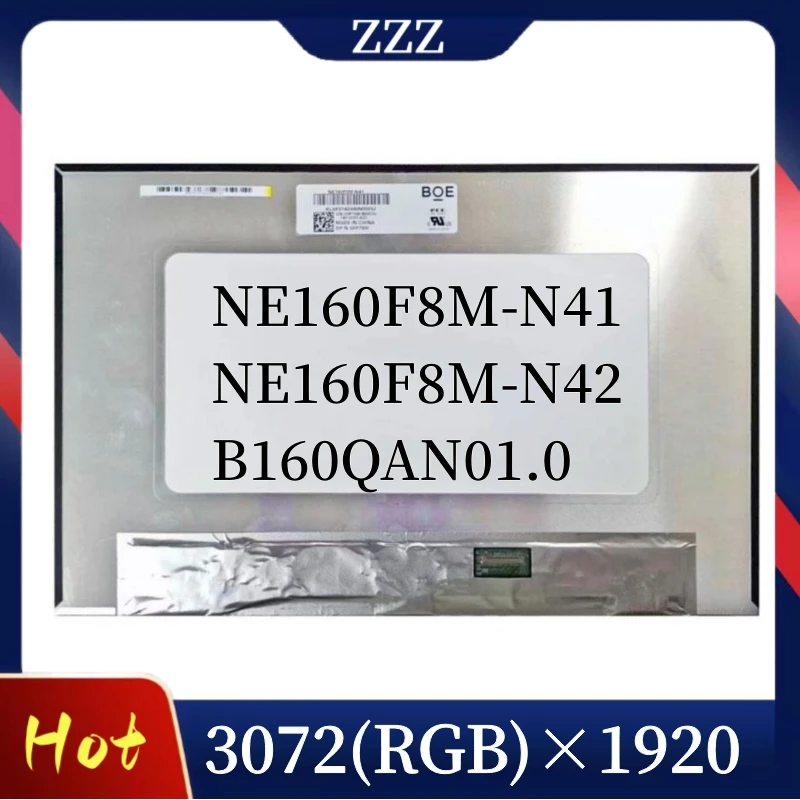 

B160QAN01.0 16Inch Slim LCD IPS Display EDP 40 Pins For Dell Inspiron 16 Plus 7610 Laptop LCD Screen 3K 3072x1920