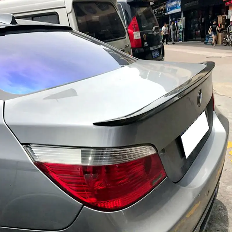 For BMW E60 Spoiler High Quality ABS material Car Rear Wing SpoilerS For  BMW E60 M5 520 525 528 535 Spoiler 2008-2011