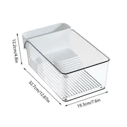 Compact Clear Reptile Breeding Habitat & Pet Enclosure (White)