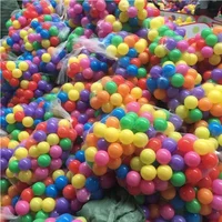 100PCS Outdoor Sport Ball Colorful Soft Water Swim Pool Ocean Wave Ball Baby Eco-Friendly Stress Air Ball Tent Toys