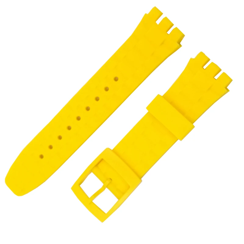 21mm Silicone Watch Strap - Durable Rubber Wristband Bracelet