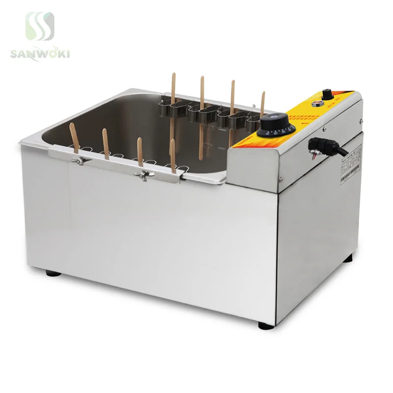 Automatic Cheese Hot dog Sticks Fryer 12L Large Capacity Commercial  Electric Deep Corn Dog Fryer Machine Snack machines AliExpress