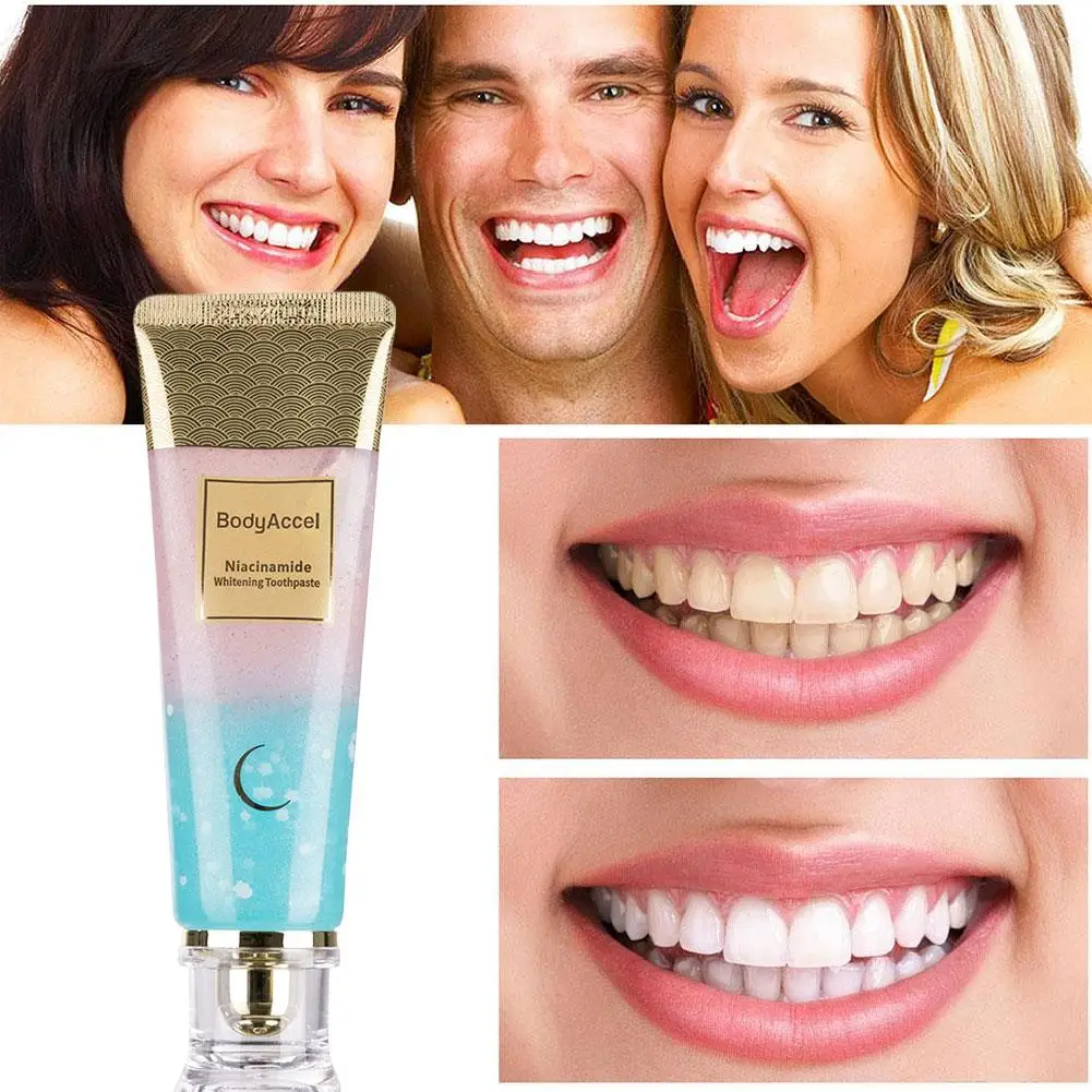 Niacinamide Whitening Toothpaste Fresh Breath Intensive Toothpaste Protect Enamel Periodontitis Stain Removal Tooth Prevent teeth whitening product,teeth health product