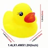 20-300pcs Baby Bath Toys Swimming Pool Bathing Ducks Water Game Float Squeaky Sound Rubber Ducks Toys for Children Gifts 4