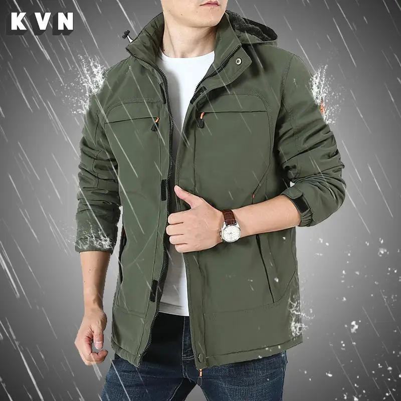 MilitaryOutdoorJacketMenWaterproofCoats2023WindproofHooded