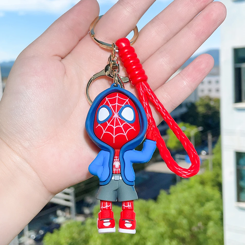 Disney Marvel Keychains for Car Iron Man Spider Man Hulk Thor Captain  America Toy Llaveros Bag Car Key Accessories - AliExpress