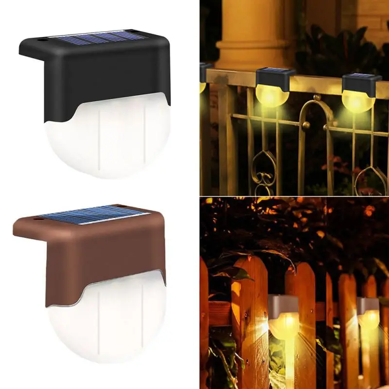 

Step Stair Deck Lights Balcony Fence Solar Light 1-LED Solar Lamp Stair Outdoor Waterproof Wall Light Garden Landscape