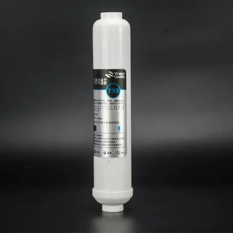 2pcsT33 water filter Activated carbon Water Filter Refrigerator Reverse Osmosis RO System Water Filter Cartridges 10Inch