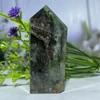 Ghost Crystal  Natural Green Phantom Quartz Hexagon Prism Tower Obelisk Spiritual Meditation Reiki Gift Stone Home Decoration 3