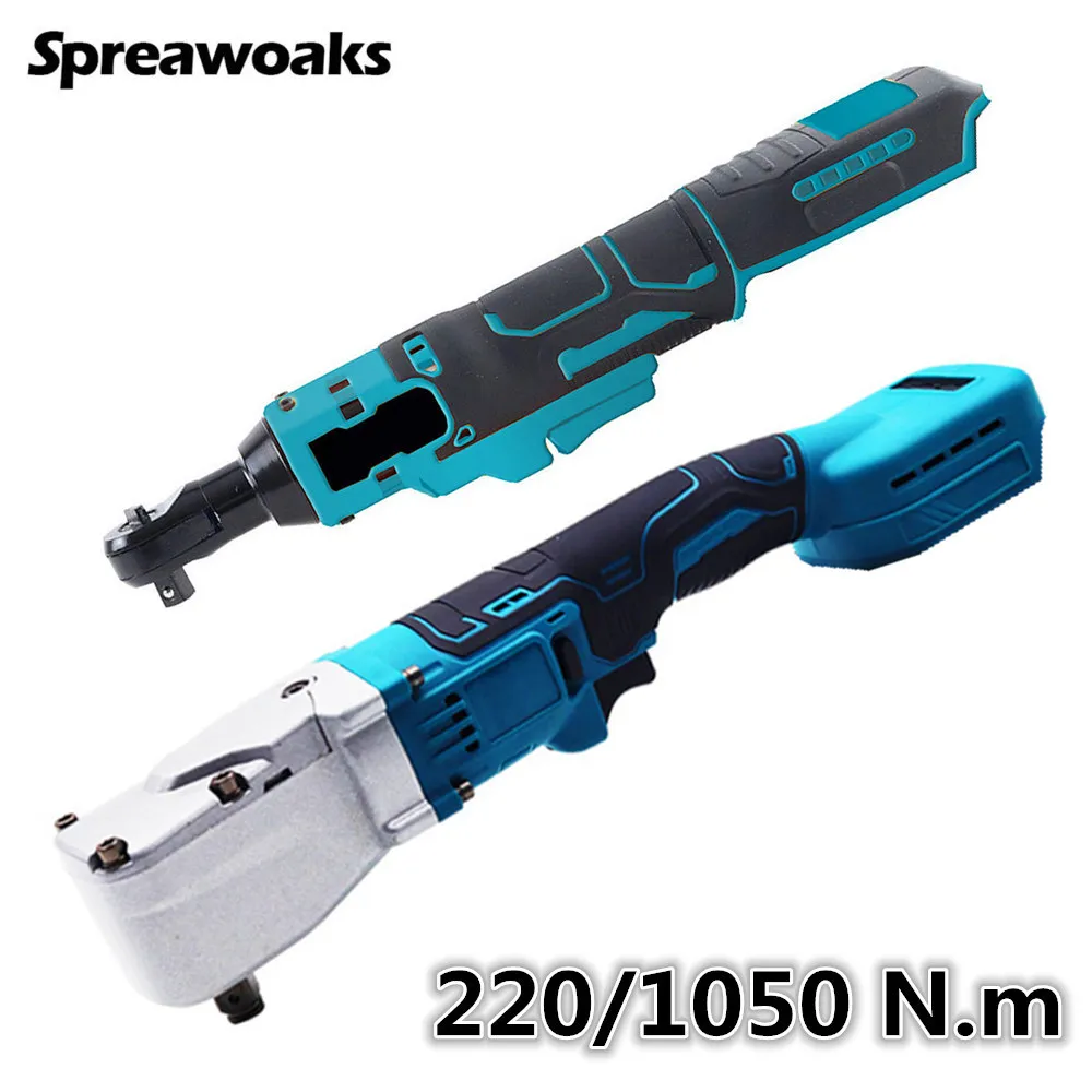 220/1050N. M Chiave A Cricchetto Senza Fili 3/8 ''1/2'' Utensili Elettrici Per Dadi A Vite Per La Rimozione Del Driver Elettrico Per Batteria Makita 1