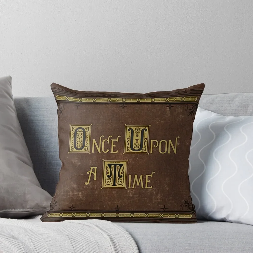 

Once Upon A Time Book Throw Pillow Embroidered Cushion Cover Decorative pillowcase Decorative Cover For Living Room