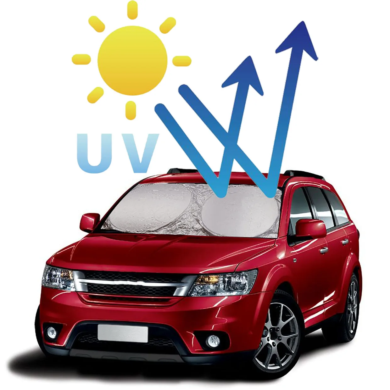 Car Windshield Sunshades Sun Shade Covers Front Window Visors For Mazda