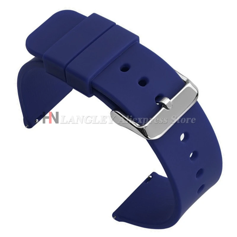 Universal Silicone Rubber Watch Strap - Multi-Size Adjustable Band