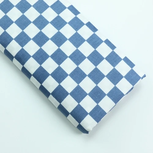 Large Cotton Twill Plaid Baby Patchwork Quilt Fabric in Vibrant Colors