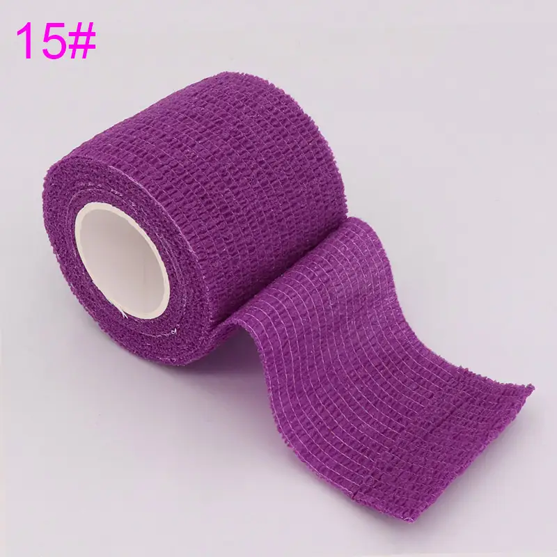 18 Colors Colorful Athletic Wrap Tape Self Adhesive Elastic Bandage Bands Sports Protector For Knee Finger Ankle Palm Pet - Image 19