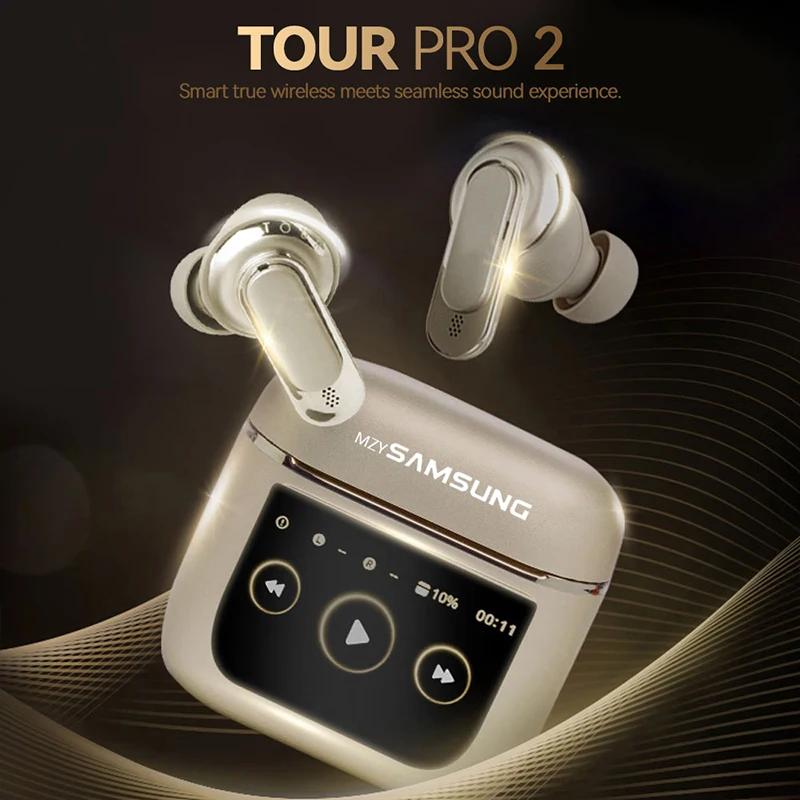 

mzySAMSUNG Bluetooth5.3 Headphones Tour Pro 2 Wireless Earbuds ANC In-Ear Earphones Built-in Mic Waterproof Sports Headest