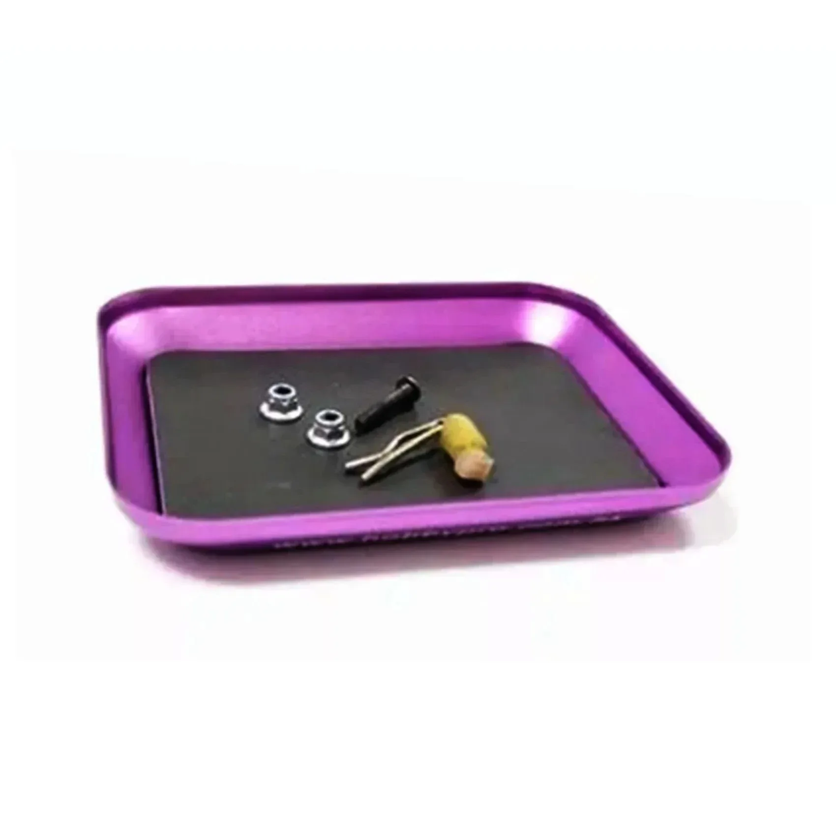 1PCS Aluminum Alloy RC Repair Tool With Magnetic Pad Screw Tray Plate Storage Box For Airplane Car Boat Model