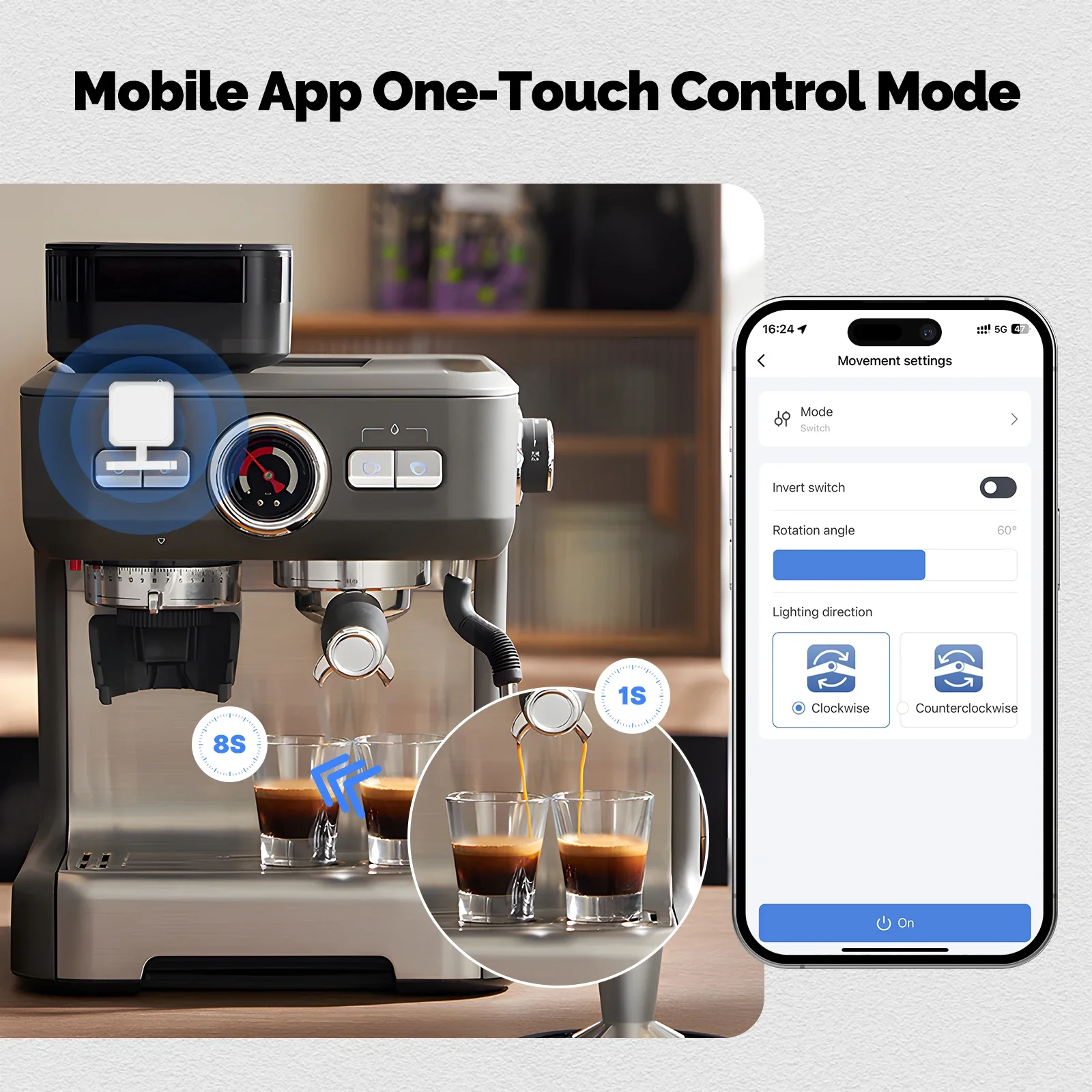 Tuya Smart Bluetooth Finger Robot Warp Switch Button Key Smart Life App with Voi