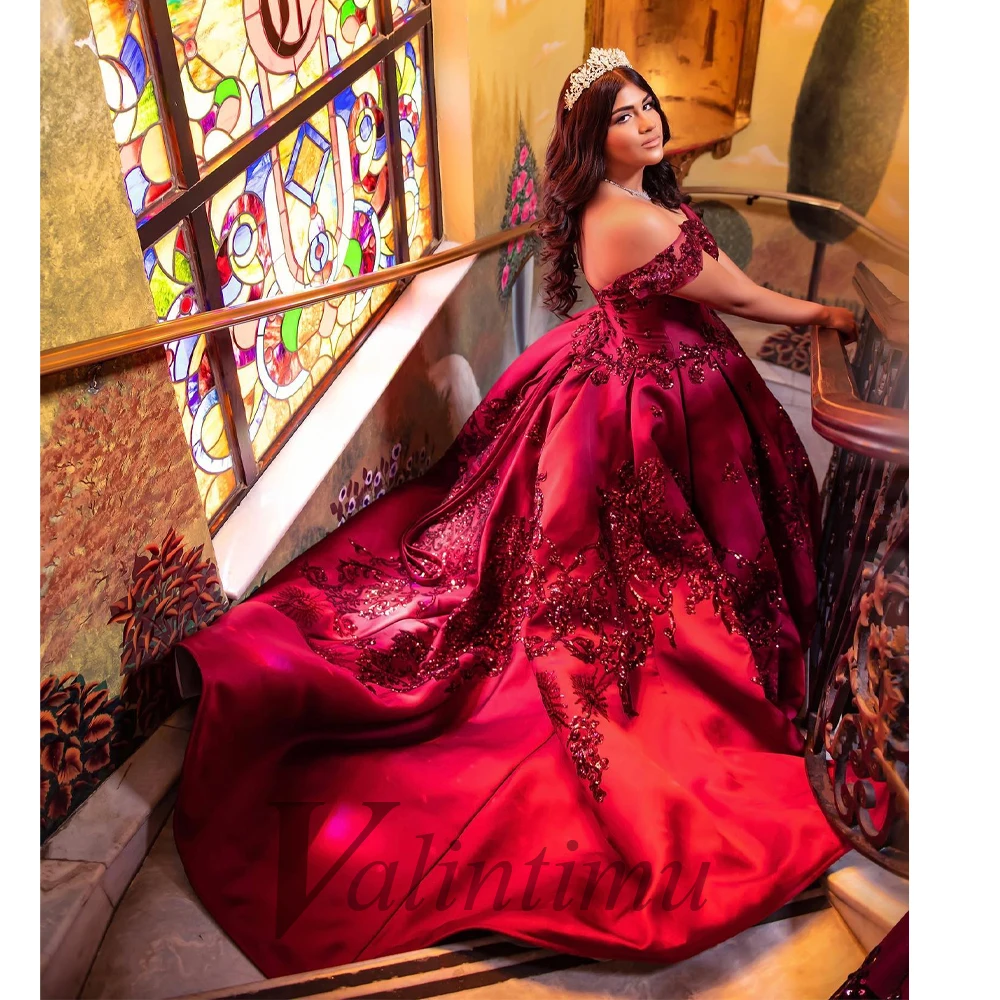 Valintimu Classic Satin Birthday Prom Dresses For Girl Appliques Sequin Bling Customised Sweet 16 Dress V-Neck Vestidos De Baile - AliExpress 320 Valintimu Classic Satin Birthday Prom Dresses For Girl Appliques Sequin Bling Customised Sweet 16 Dress V-Neck Vestidos De Baile - AliExpress 320