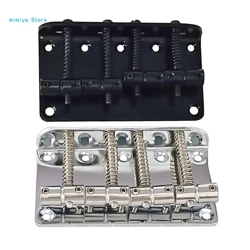 

4 String Bass Bridge Assembly, 4 String Bass Bridge for 4 Strings Electric Bass