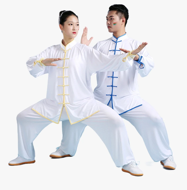 Kung Fu Uniform Traditional Chinese Clothing Long Sleeved Wushu TaiChi Men Suit for Tai Chi Exercise tai chi clothing