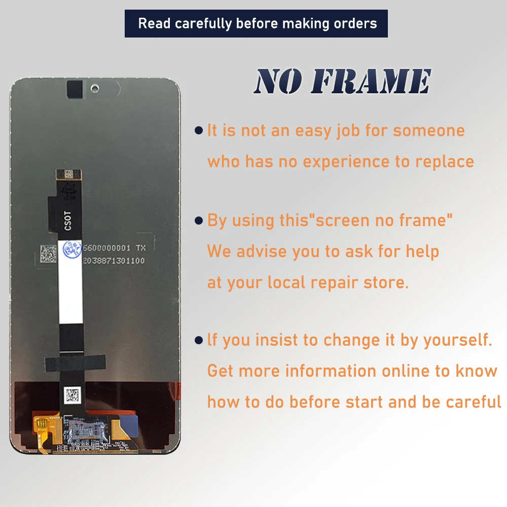 SWARK Pantalla LCD Compatible Con Xiaomi Poco X3 / X3