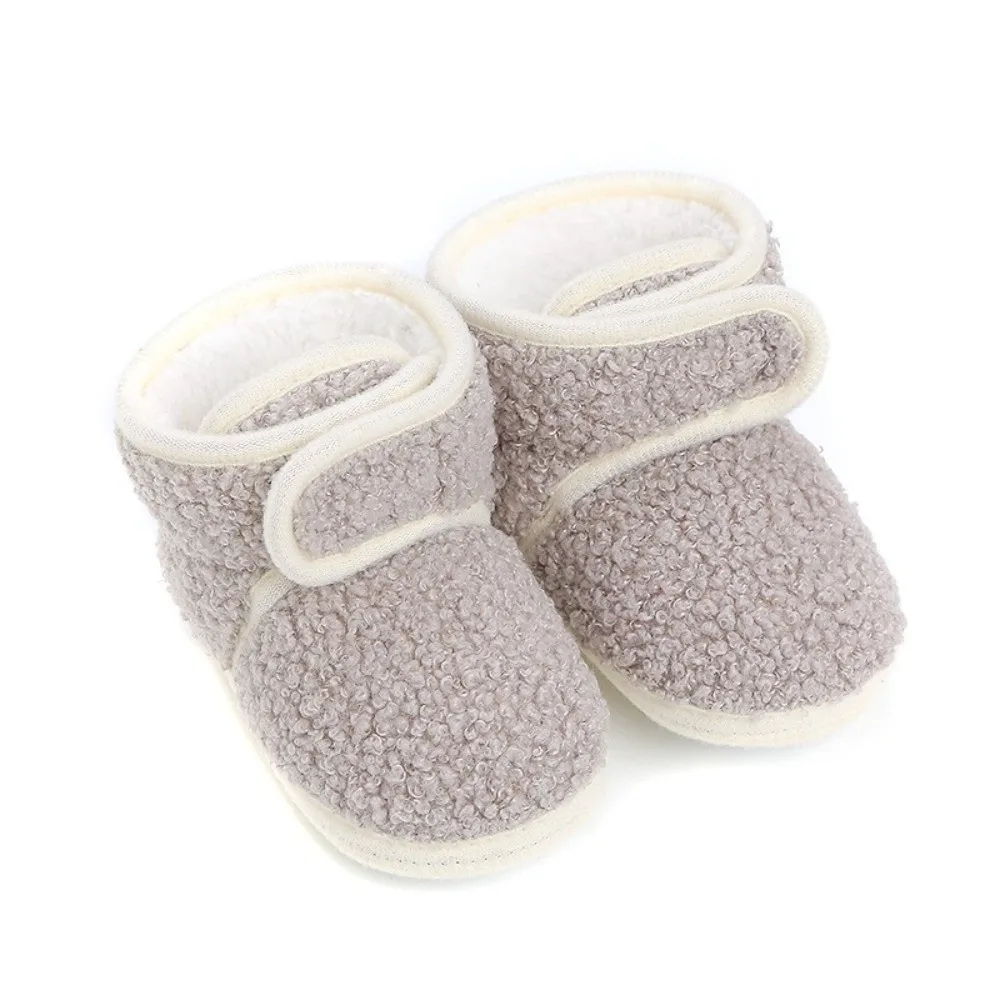 New Winter Warm Newborn Shoes Soft Slipper Infant Girls Boys Toddler Crib Boots Comfortable Anti-Slip Socks Girls Boys