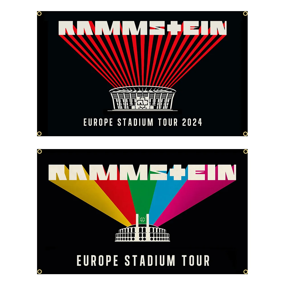 

90x150cm Rammste Ger Heavy Rock Band Tour Flag Polyester Printed Music Banner Concert or Outdoor For Decoration Tapestry